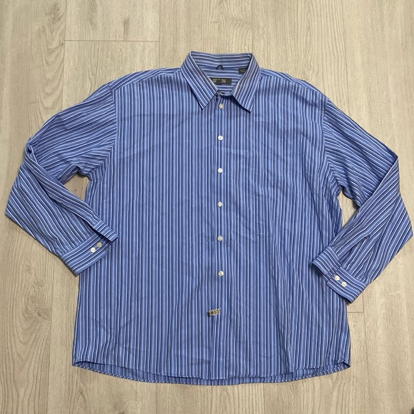 🔥BUNDLESALE XL 17.5 34/35 Kenneth Cole Reaction button down dress casual shirt - Picture 1 of 5